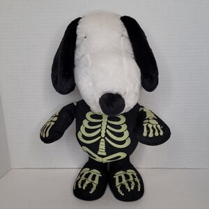 Animated Snoopy in Skeleton Suit Halloween Dancing Walking Peanuts DanDee